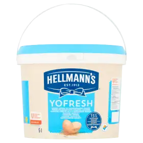 Hellmann's Majonez z pasteryzowanym jogurtem 5 l