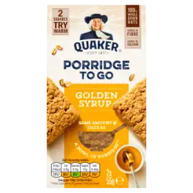 Quaker Porridge To Go Golden Syrup Batonik owsiany 2 x 55 g