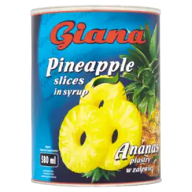 Giana Ananas plastry w zalewie 565 g