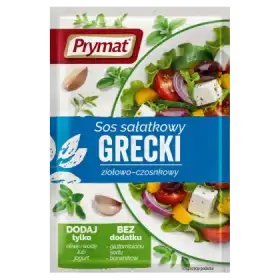 Prymat Sos sałatkowy grecki ziołowo-czosnkowy 9 g