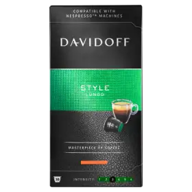 Davidoff Café Grande Cuvée Lungo Style Kawa palona mielona 55 g (10 x 5,5 g)