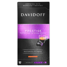 Davidoff Café Grande Cuvée Espresso Intense Roast Prestige Kawa palona mielona 55 g (10 x 5,5 g)