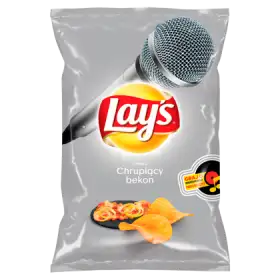 Lay's Chipsy ziemniaczane o smaku chrupiącego bekonu 140 g