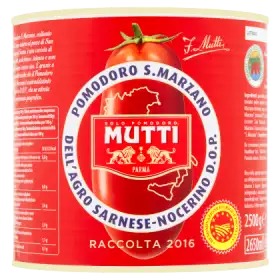 Mutti Pomidory San Marzano całe bez skórki 2500 g