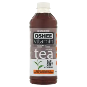 Oshee Vitamin Tea Niegazowany napój herbaciany Earl Grey o smaku cytrynowym 1,1 l