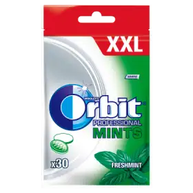 Orbit Professional Mints Freshmint XXL Miętusy bez cukru 30 g (30 miętusów)