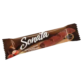 Sonata Wafelek w czekoladzie z kremem mleczno-orzechowym 23 g