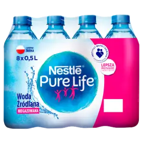 Nestlé Pure Life Woda źródlana niegazowana 12 x 0,5 l