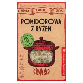 Dania Babci Zosi Pomidorowa z ryżem 95 g