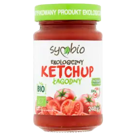 Symbio Ketchup łagodny ekologiczny 240 g