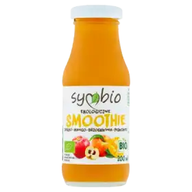 Symbio Ekologiczne smoothie jabłko-mango-brzoskwinia-pigwowiec 200 ml