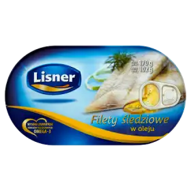 Lisner Filety śledziowe w oleju 170 g