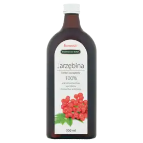 Premium Rosa 100% sok bezpośrednio wyciskany z owoców jarzębiny 500 ml