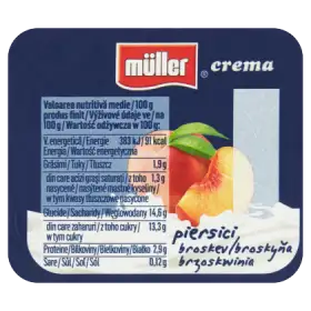 Müller Crema Jogurt brzoskwinia 125 g