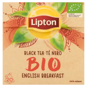 Lipton Bio Organiczna herbata czarna 36 g (20 torebek)