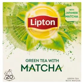 Lipton Herbata zielona z herbatą Matcha 30 g (20 torebek)