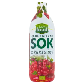 Look Food Ekologiczny sok z żurawiny 500 ml