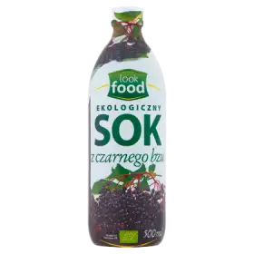 Look Food Ekologiczny sok z czarnego bzu 500 ml