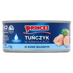 Princes Tuńczyk w kawałkach w sosie własnym 160 g