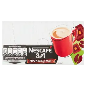 Nescafé 3in1 Choco & Hazelnut Rozpuszczalny napój kawowy 448 g (28 x 16 g)