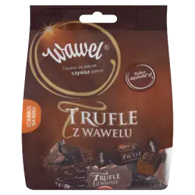 Wawel Trufle z Wawelu Cukierki o smaku rumowym w czekoladzie 150 g