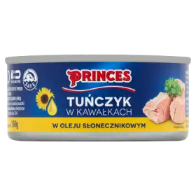 Princes Tuńczyk w kawałkach w oleju słonecznikowym 160 g