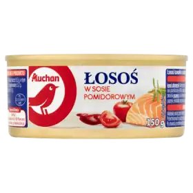 Auchan Łosoś w sosie pomidorowym 150 g