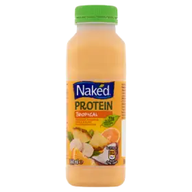 Naked Tropical Wieloowocowe smoothie z białkiem soi i soczewicy 360 ml