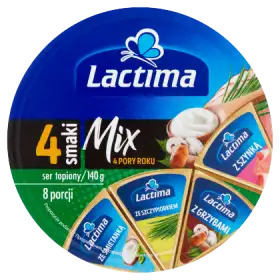 Lactima Ser topiony Mix 4 pory roku 140 g (8 x 17,5 g)