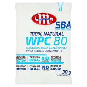 Mlekovita Super Body Active WPC 80 Koncentrat białek serwatkowych 30 g