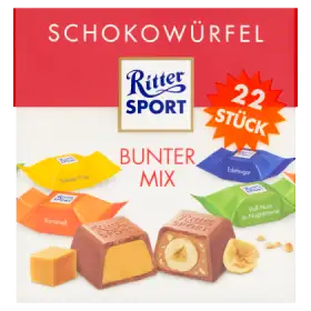 Ritter Sport Mieszanka nadziewanych czekoladek mlecznych 176 g (22 x 8 g)