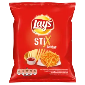 Lay's Stix Chipsy ziemniaczane o smaku ketchupu 40 g