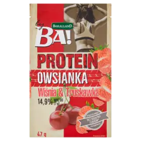 Bakalland Ba! Protein Owsianka wiśnia & truskawka 47 g