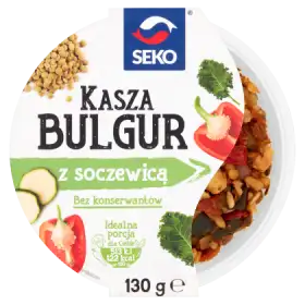 Seko Kasza bulgur z soczewicą 130 g