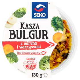 Seko Kasza bulgur z miruną i warzywami 130 g