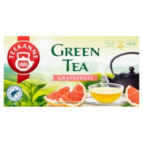Teekanne Green Tea Grapefruit Aromatyzowana herbata zielona 35 g (20 x 1,75 g)