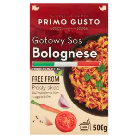 Primo Gusto Free From Gotowy sos Bolognese 500 g