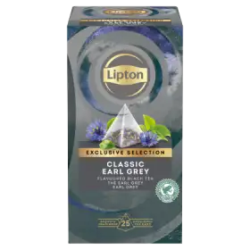 Lipton Classic Earl Grey Herbata czarna aromatyzowana 45 g (25 x 1,8 g)