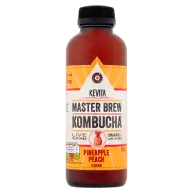 KeVita Master Brew Kombucha Pinapple Peach Gazowany napój 450 ml