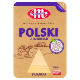 Mlekovita Ser Polski z dziurami premium 150 g