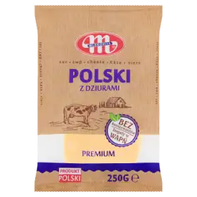 Mlekovita Ser Polski z dziurami premium 250 g