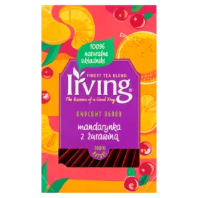 Irving Owocowy Ogród Herbatka owocowa mandarynka z żurawiną 40 g (20 x 2 g)