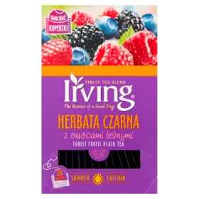 Irving Herbata czarna z owocami leśnymi 30 g (20 x 1,5 g)