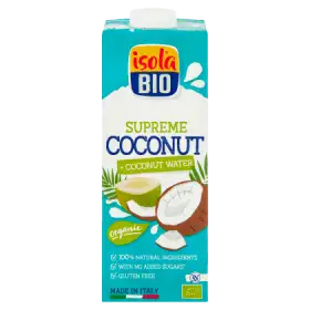 Isola Bio Napój kokosowy z wodą kokosową Bio 1 l