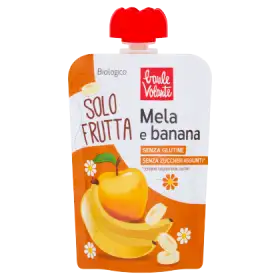 Baule Volante Mus z jabłek i bananów Bio 100 g