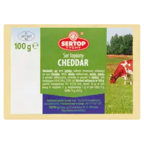 Sertop Tychy Ser topiony Cheddar 100 g