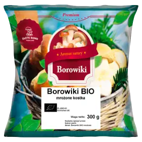 Złote Runo Premium Borowiki bio mrożone kostka 300 g