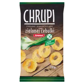 Eurosnack Chrupi Chrupki kukurydziane smak zielonej cebulki 70 g