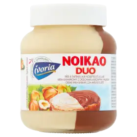 Noikao Duo Krem kanapkowy z orzechami laskowymi i mlekiem