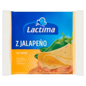 Lactima Ser topiony w plasterkach z Jalapeño 130 g (8 x 16,25 g)